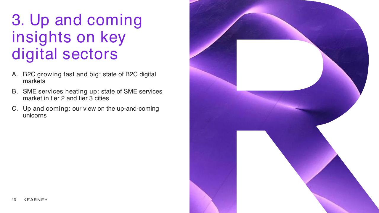 Section Divider slide 43 from Unlocking The Next Wave Of Digital Growth_ Beyond Metropolitan Indonesia Kearney