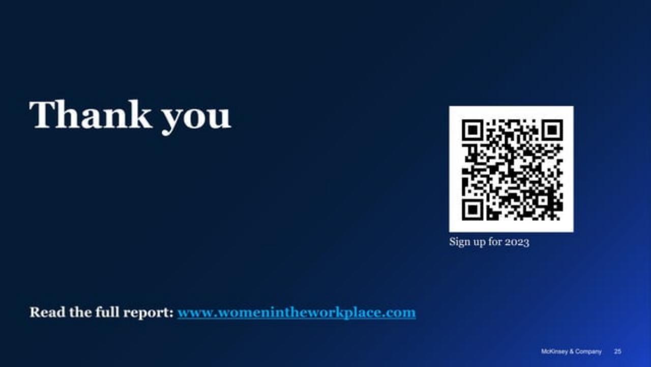 Closing slide 25 from 2022 Women In The Workplace Briefing 254242515 254242515