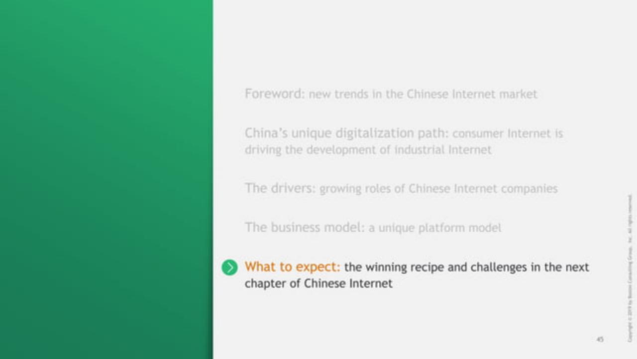 Agenda slide 46 from Decoding The Chinese Internet 2.0 : Get Ready For The Next Chapter