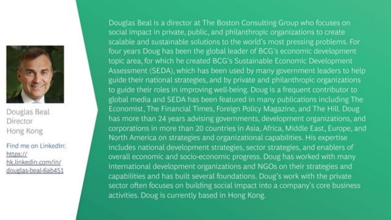Team slide 9 from Private Sector Opportunity To Improve Well-Being