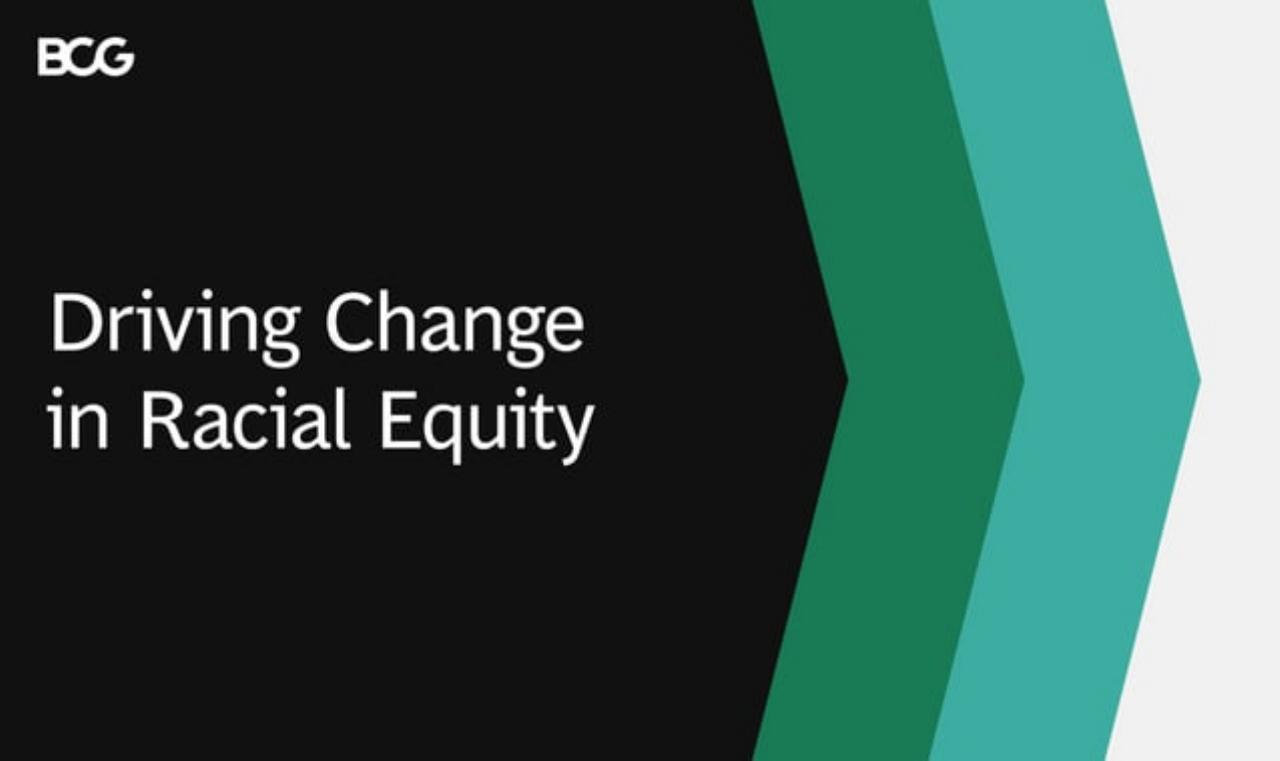 Driving Change In Racial Equity 237381793 consulting deck cover