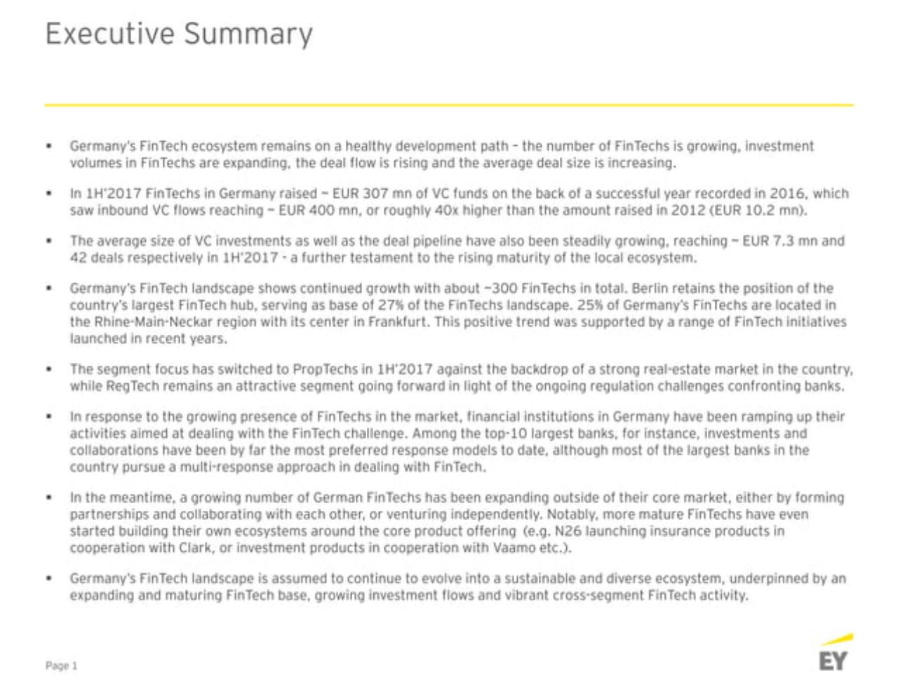 Text slide 2 from Germanyfintechlandscape EY