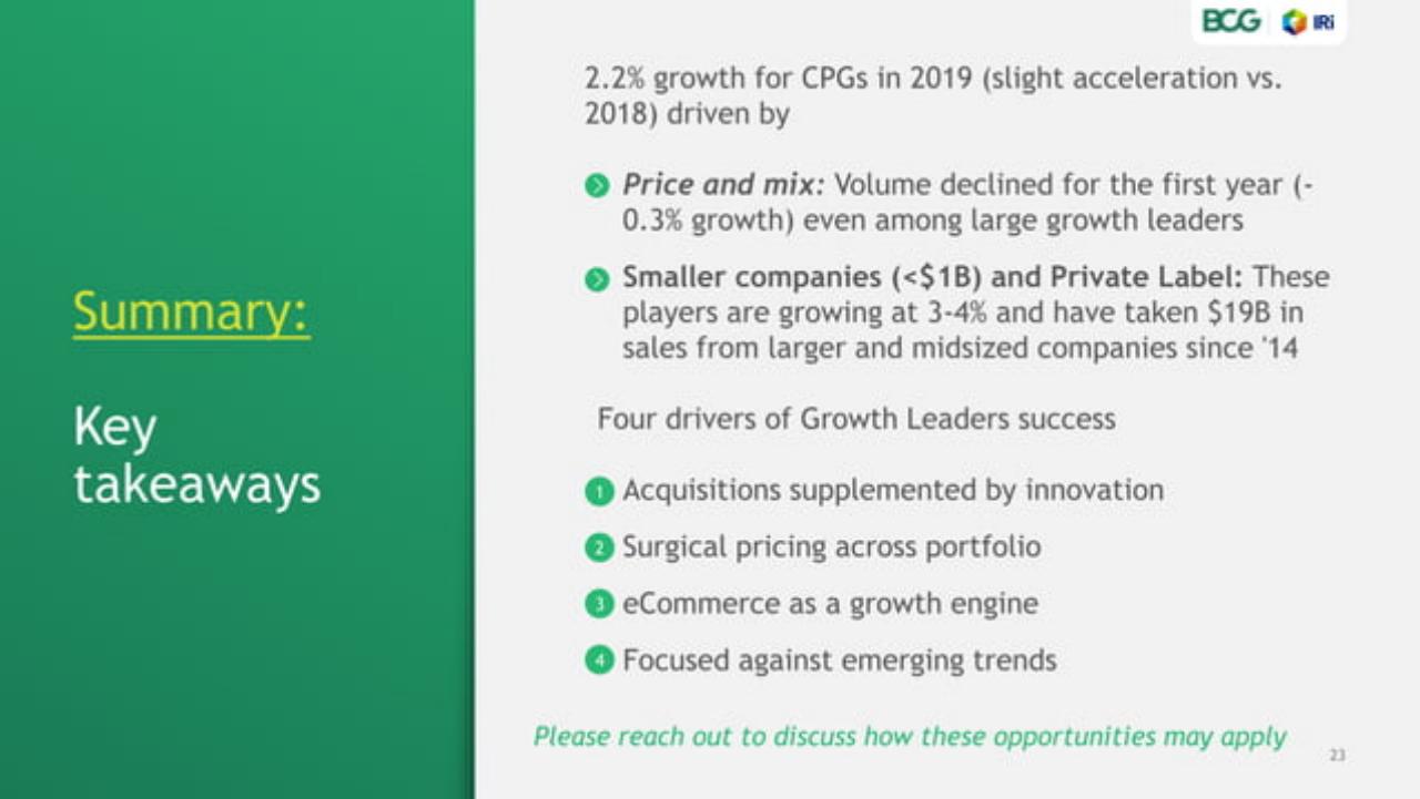Text slide 23 from Usc P Ggrowthleaders_ Who They Are And Why They Win