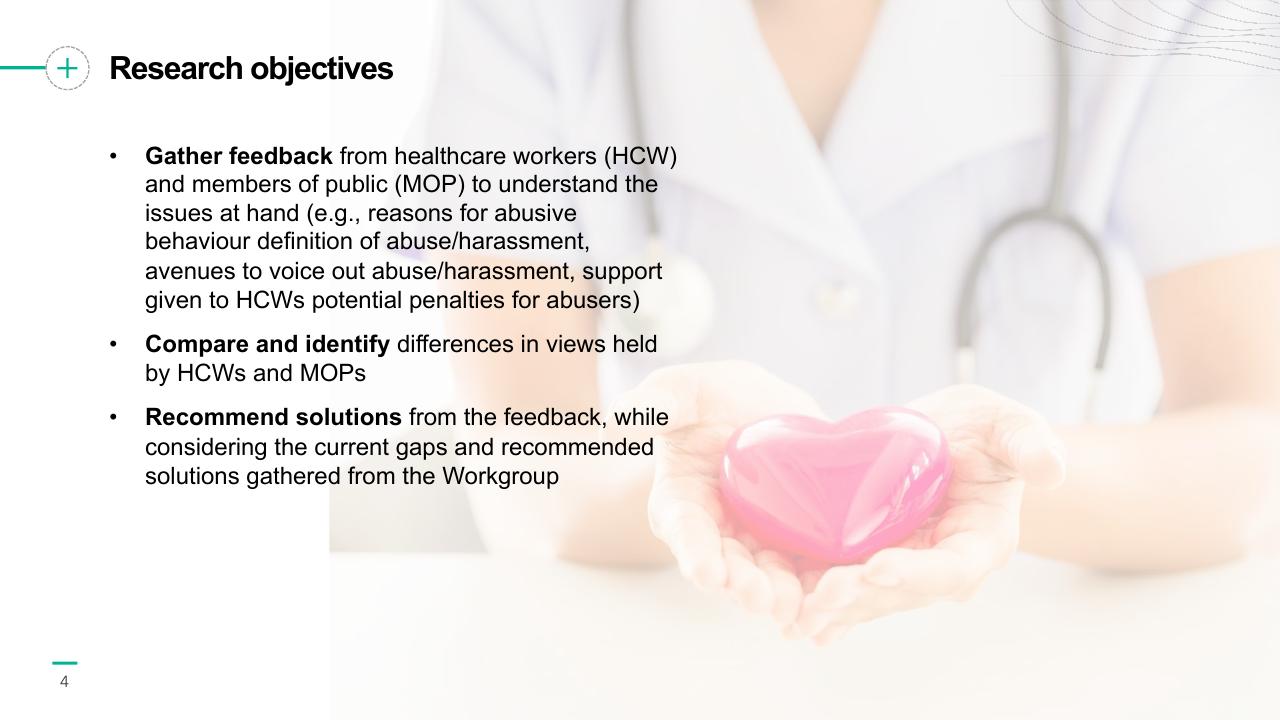 Text slide 4 from Preventing Healthcare Worker Abuse Harassment Template