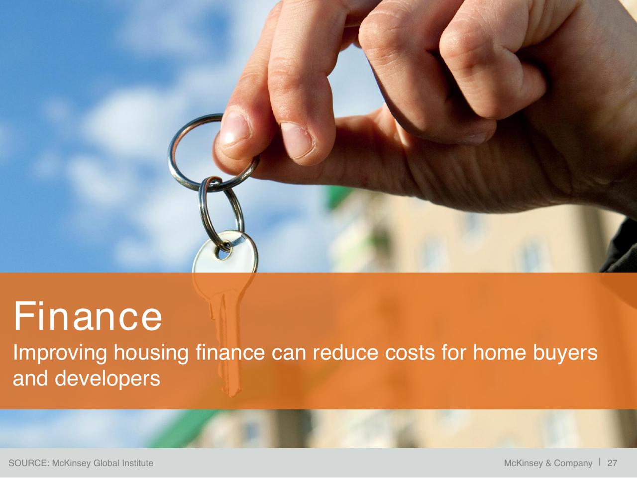 Section Divider slide 28 from A Blueprint For Addressing The Global Affordable Housing Challenge