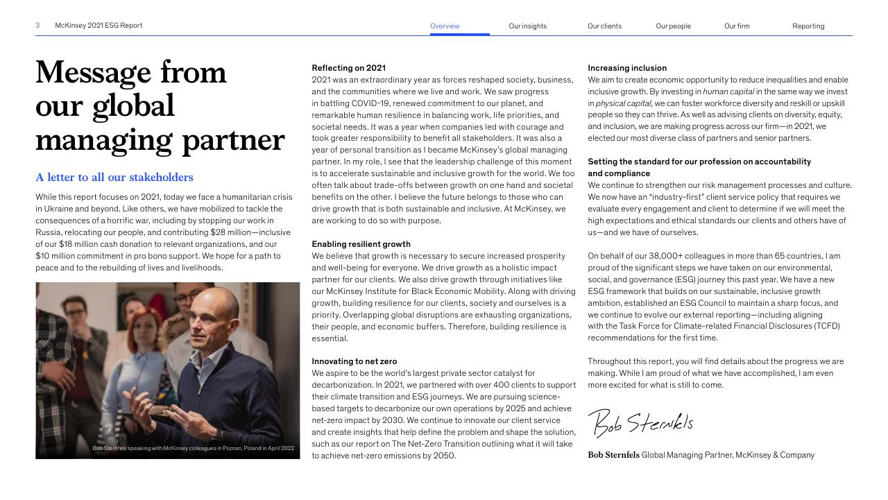 Text slide 3 from Accelerating Sustainable And Inclusive Growth McKinsey