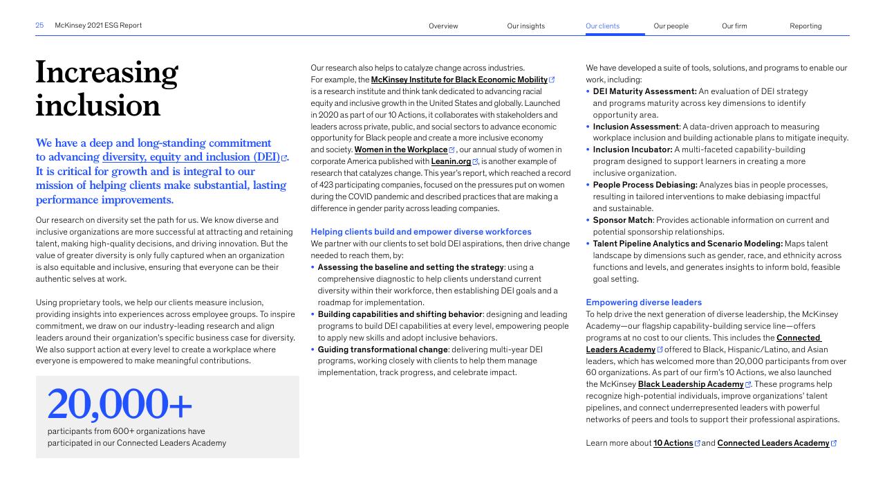 Text slide 25 from Accelerating Sustainable And Inclusive Growth McKinsey