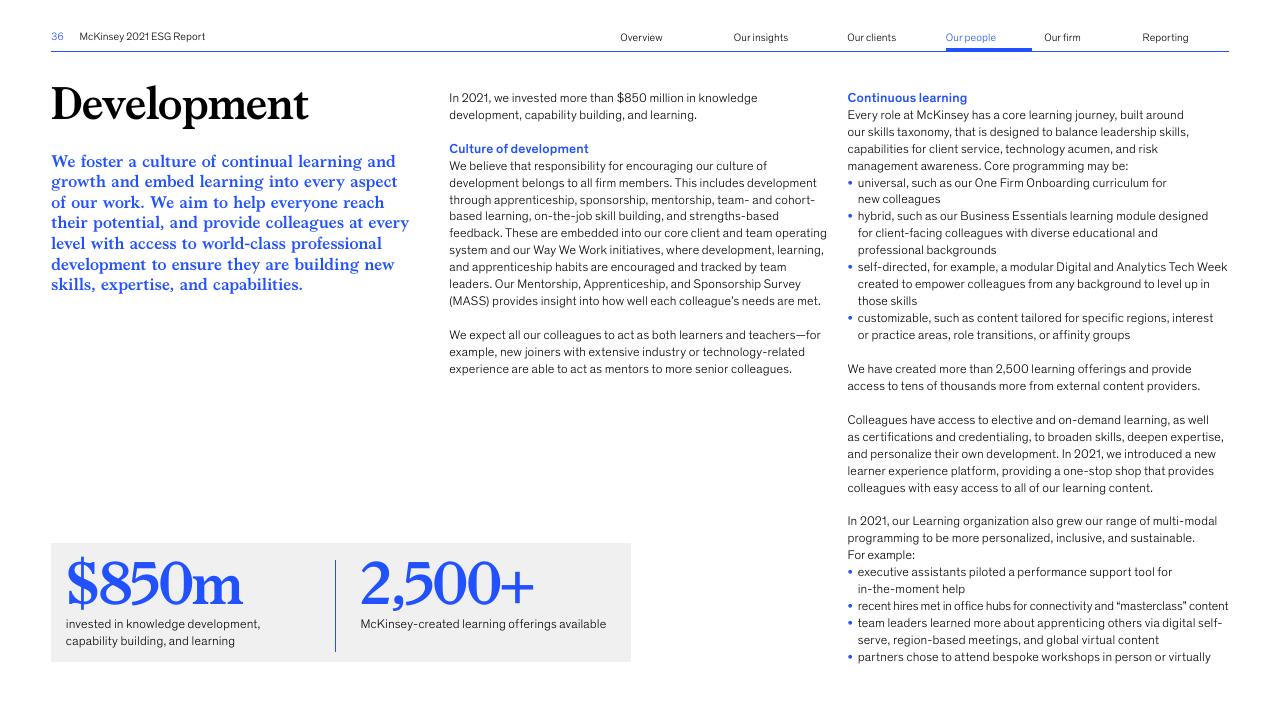 Text slide 36 from Accelerating Sustainable And Inclusive Growth McKinsey