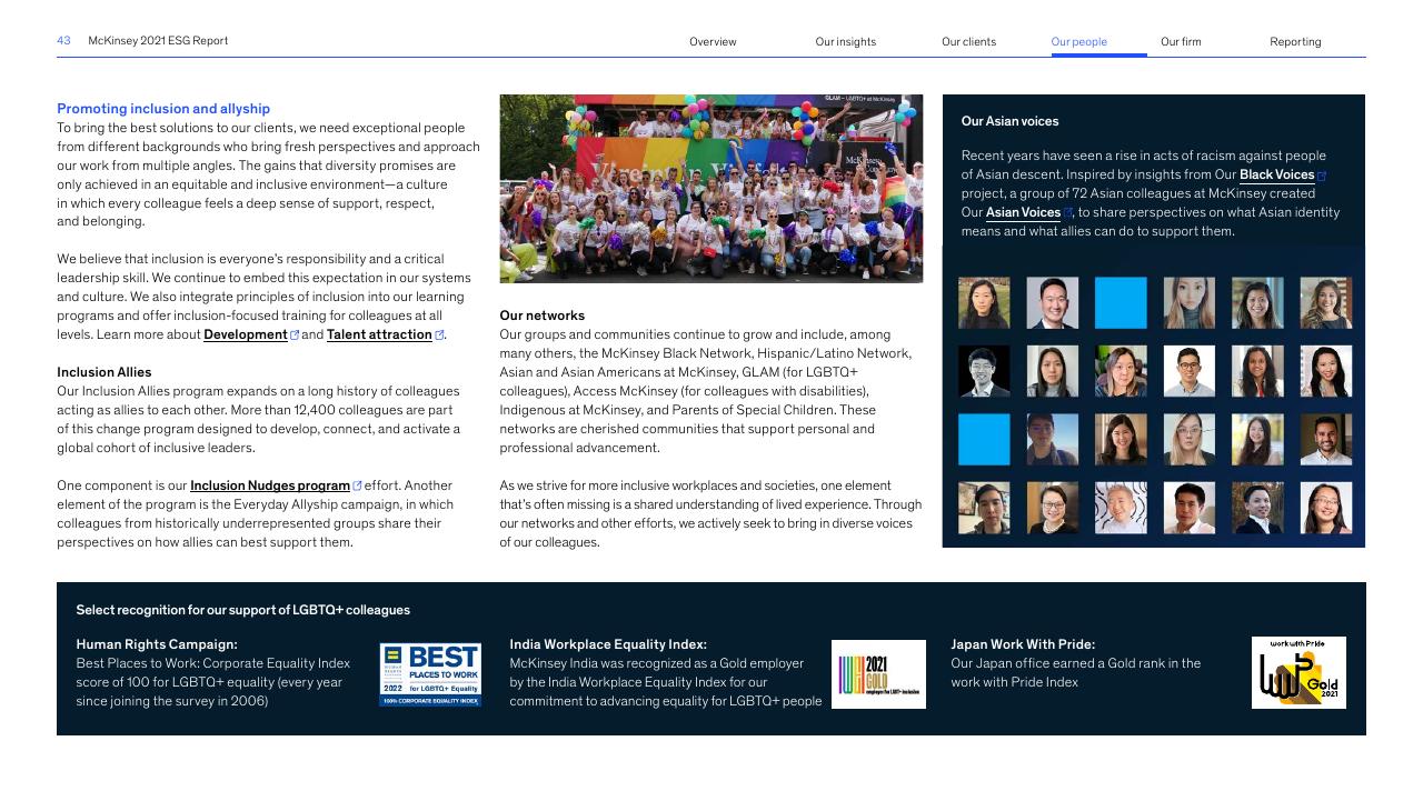 Text slide 43 from Accelerating Sustainable And Inclusive Growth McKinsey