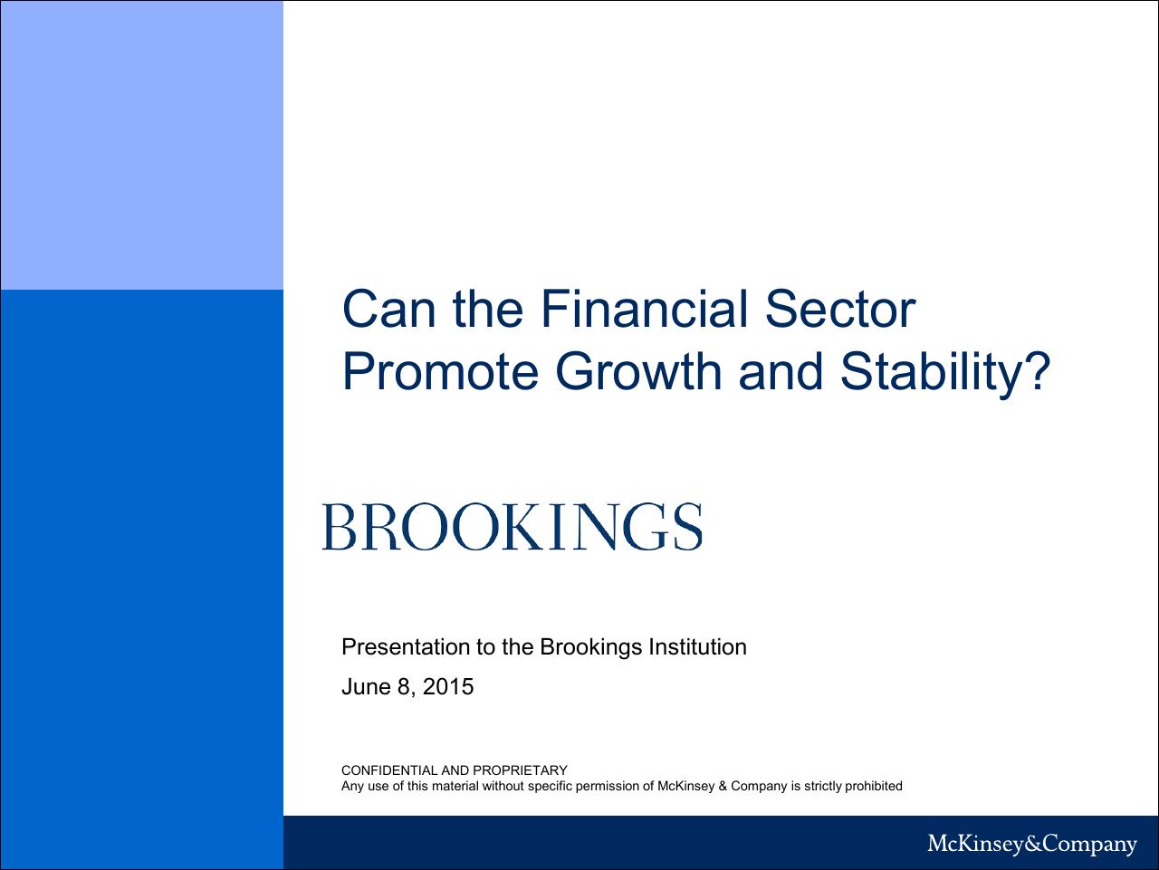 Can The Financial Sector Promote Growth And Stability_ consulting deck cover