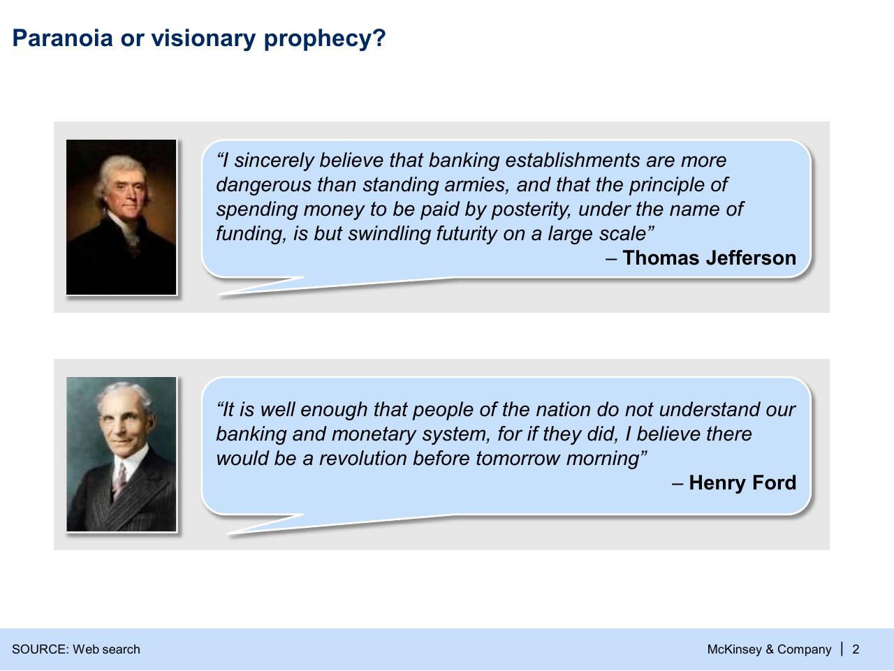 Quote slide 2 from Can The Financial Sector Promote Growth And Stability_
