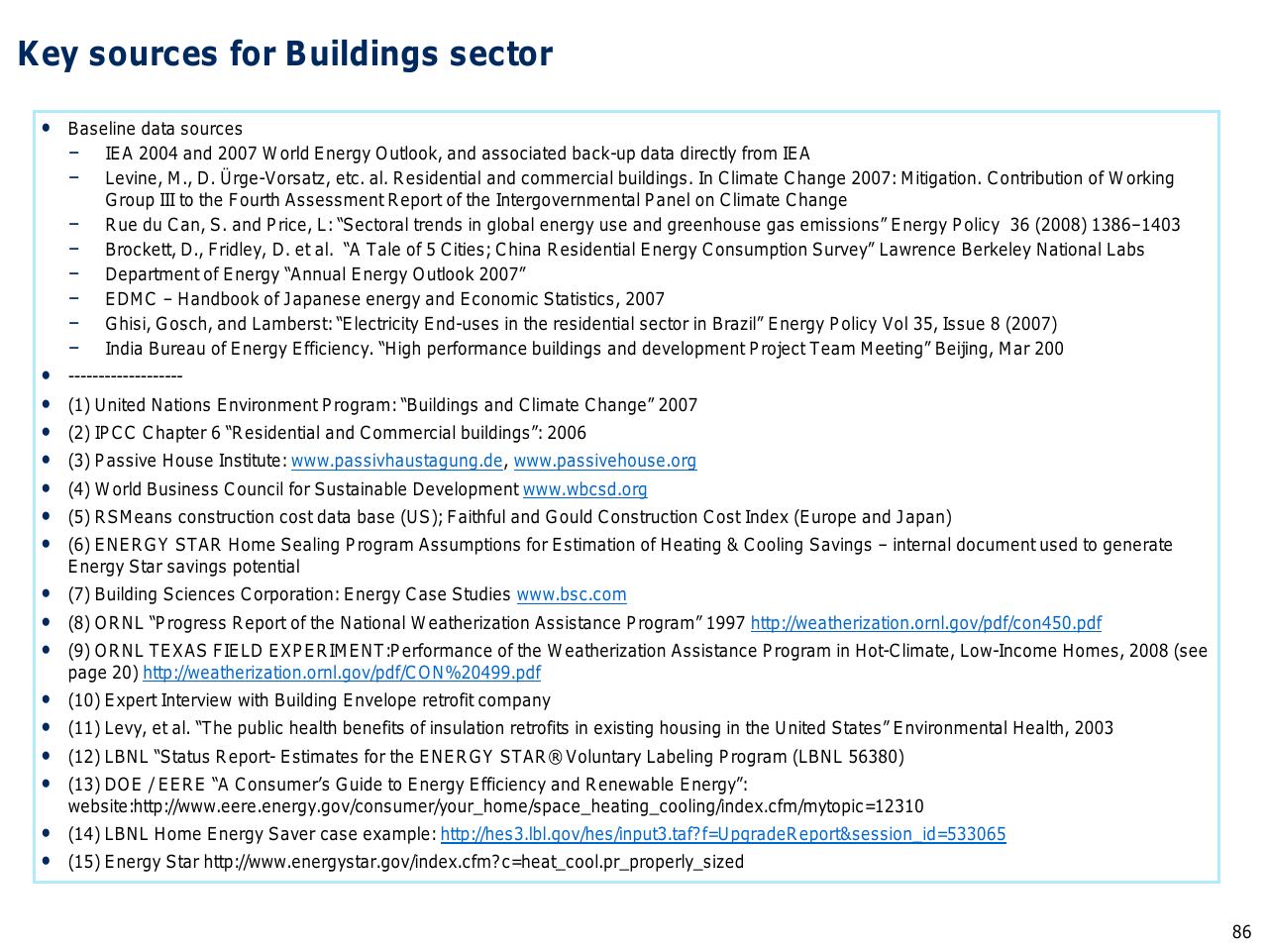 Text slide 87 from Capturing The Full Electricity Efficiency Potential Of The UK