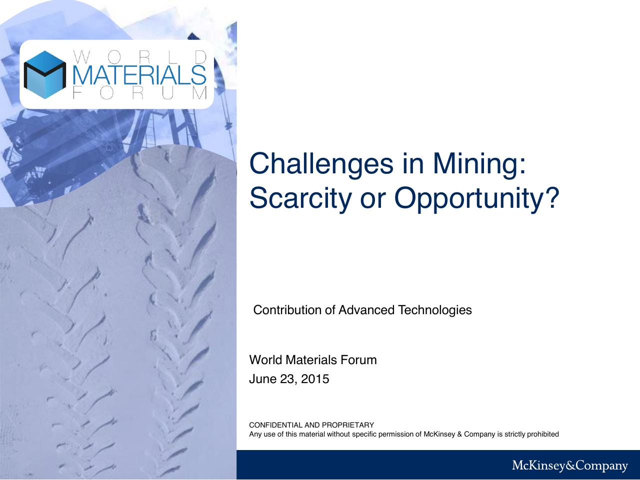 Challenges In Mining Scarcity Or Opportunity_ consulting deck cover