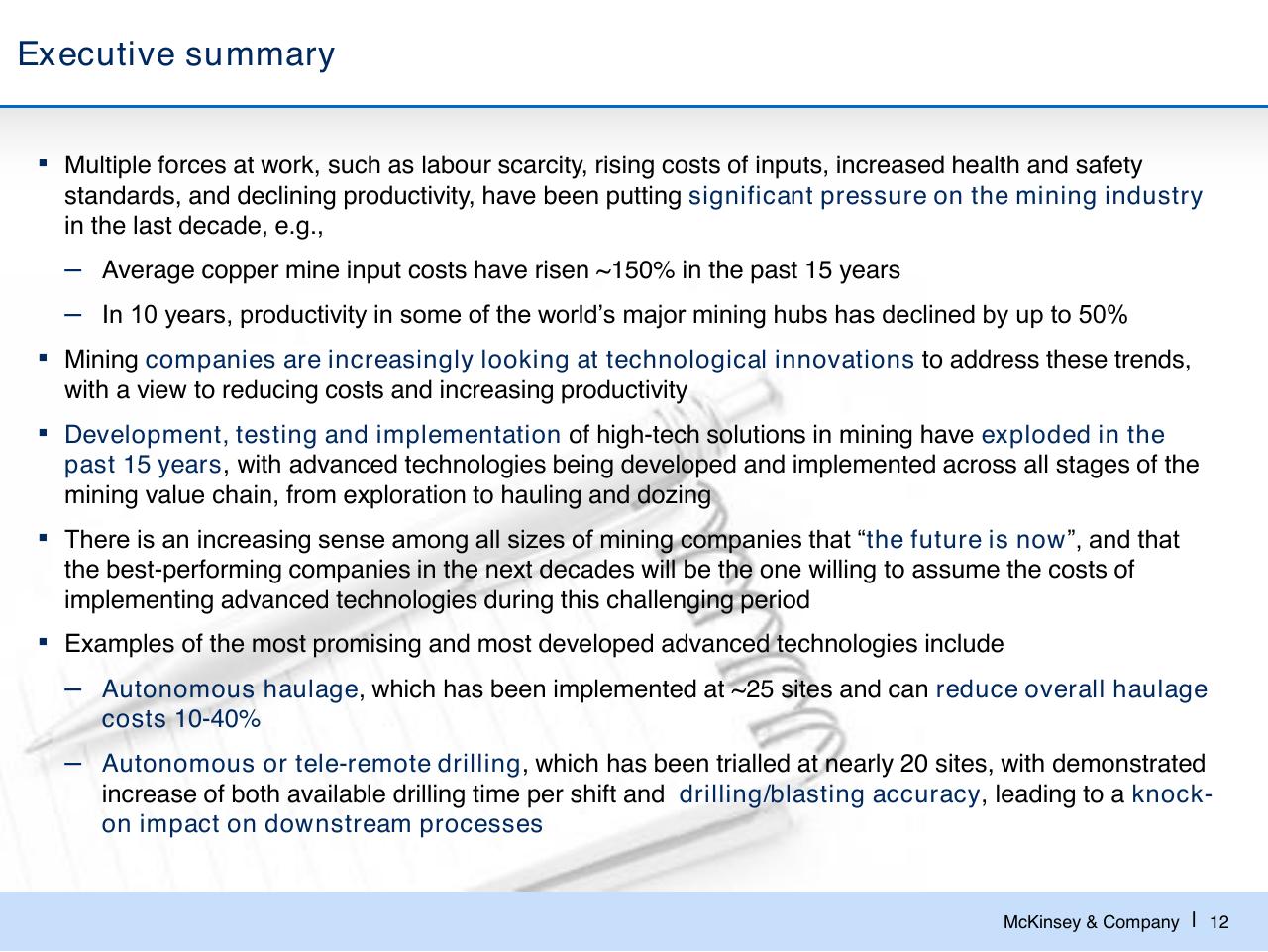Text slide 13 from Challenges In Mining Scarcity Or Opportunity_