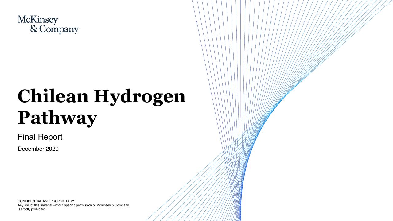 Chilean Hydrogen Pathway McKinsey consulting deck cover