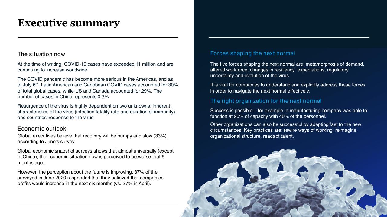Comparison slide 3 from COVID 19_ Briefing Materials McKinsey