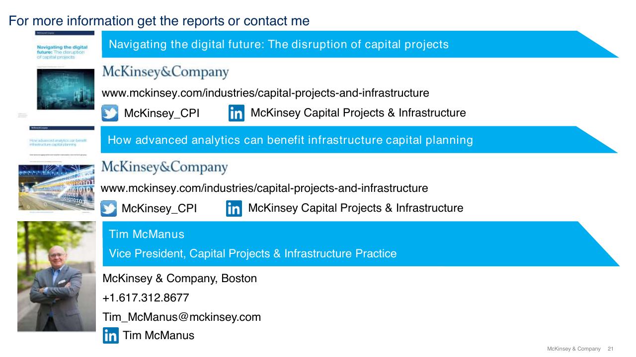 Text slide 21 from Digital And Innovation Strategies For The Infrastructure Industry