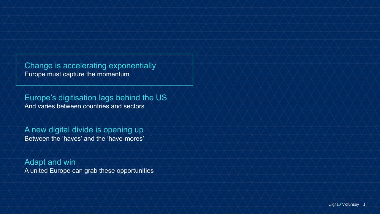 Text slide 2 from Digital Europe_ Pushing The Frontier Capturing The Benefits