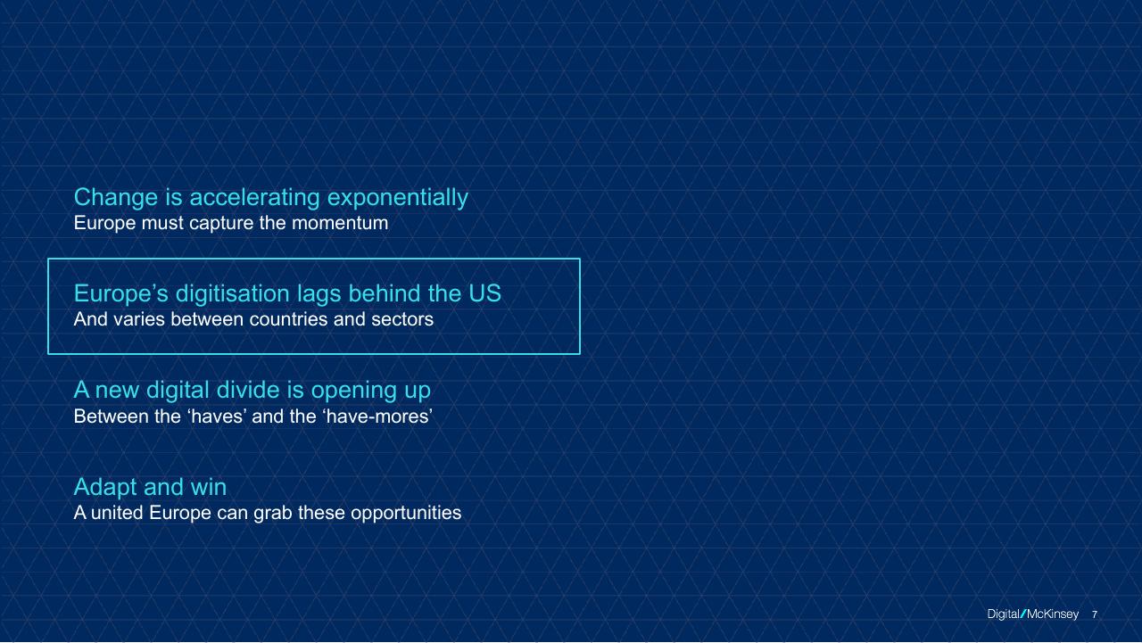 Text slide 7 from Digital Europe_ Pushing The Frontier Capturing The Benefits