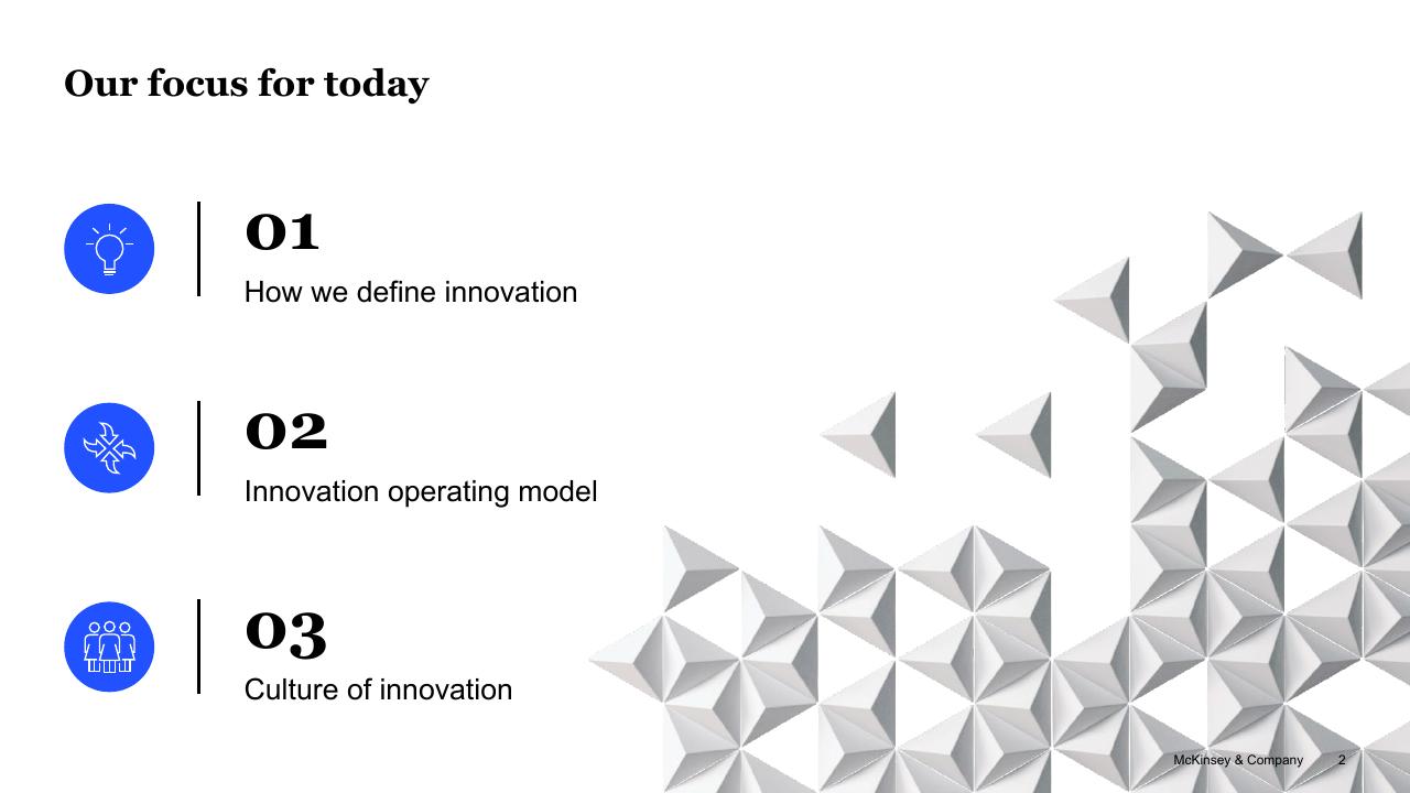 Process slide 2 from Driving Innovation At Scale McKinsey