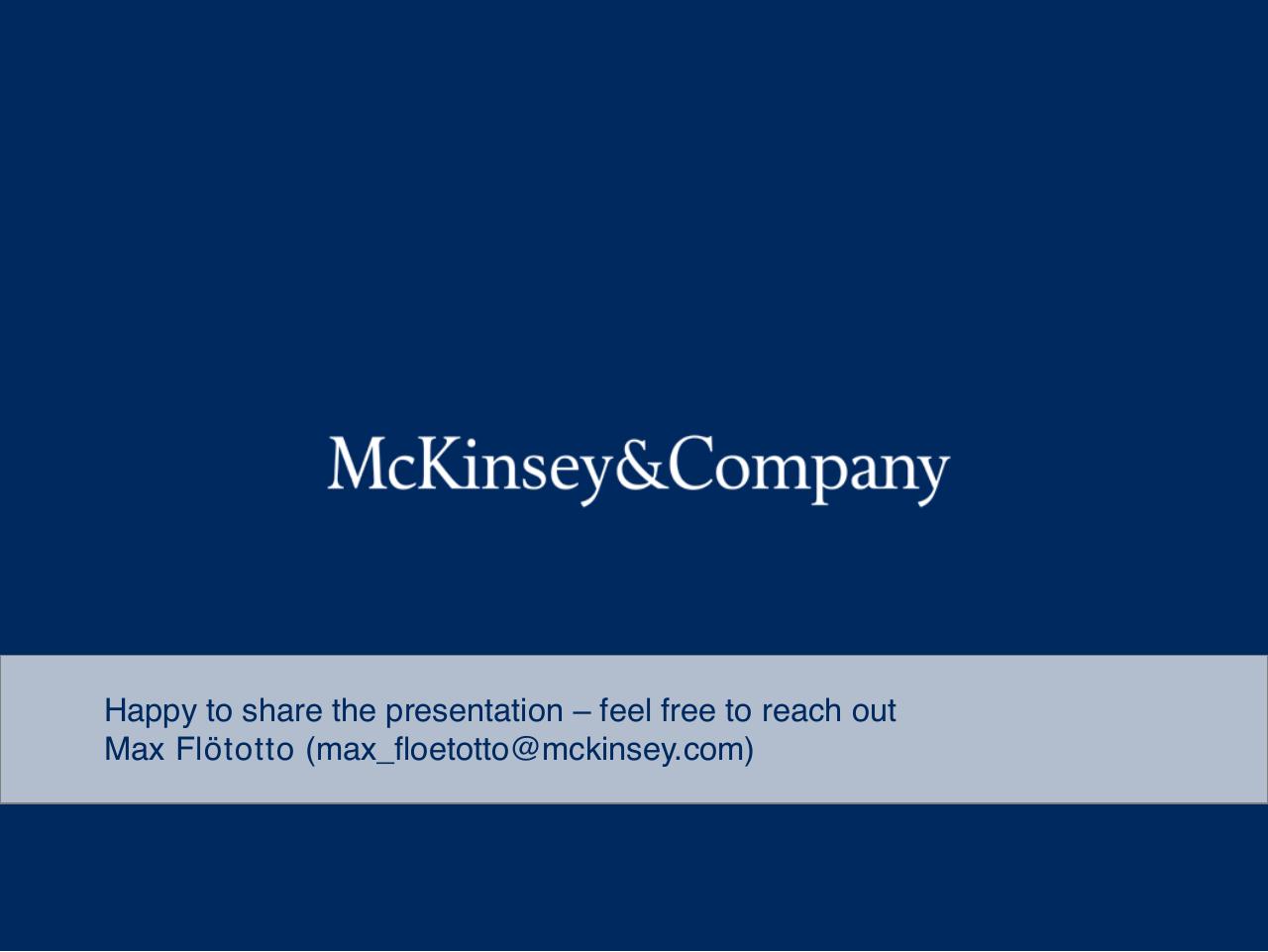 Cover slide 10 from European Banking Summit 2018