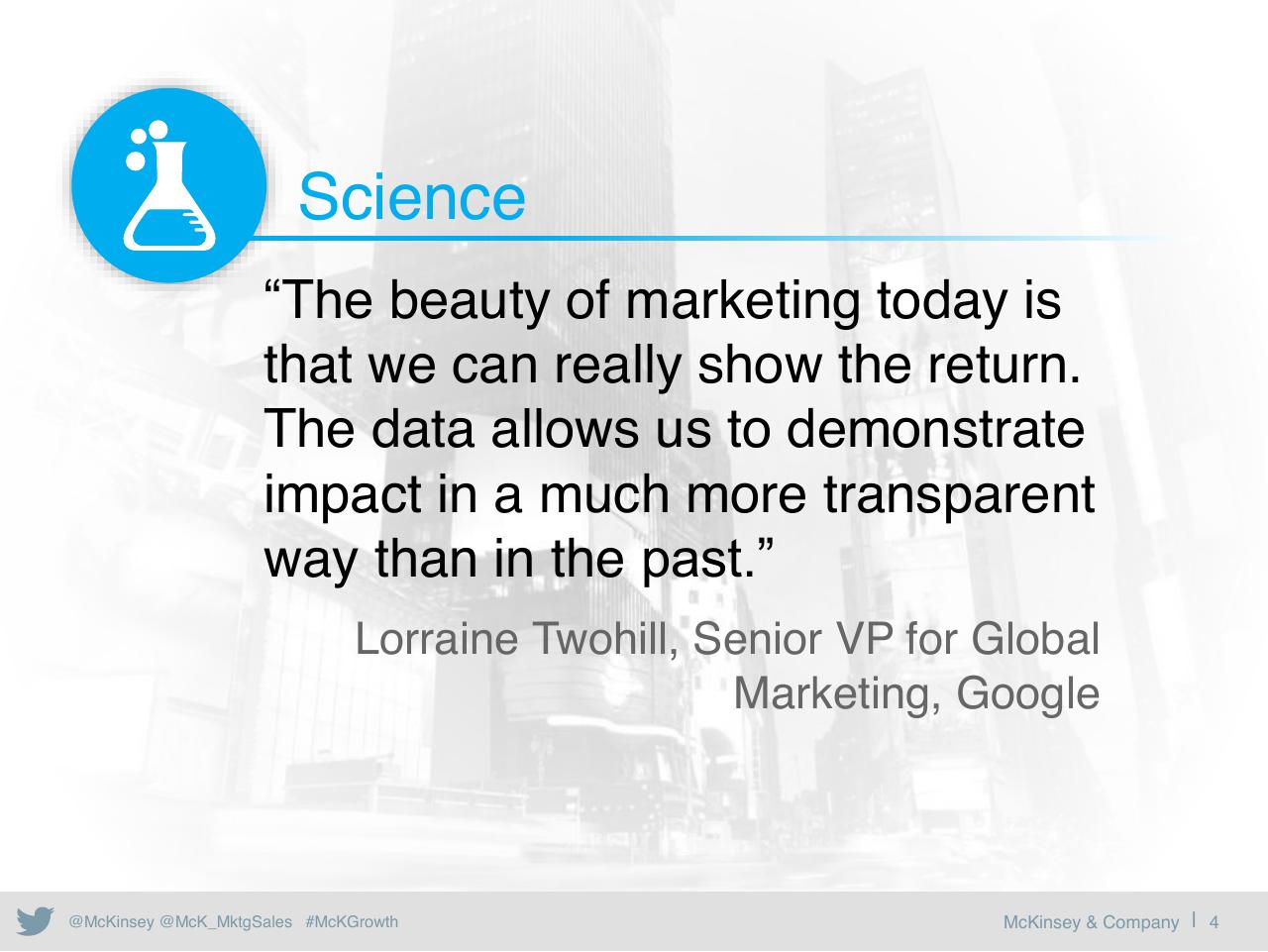Quote slide 5 from Five Keys To Unlocking Growth In Marketings Golden Age