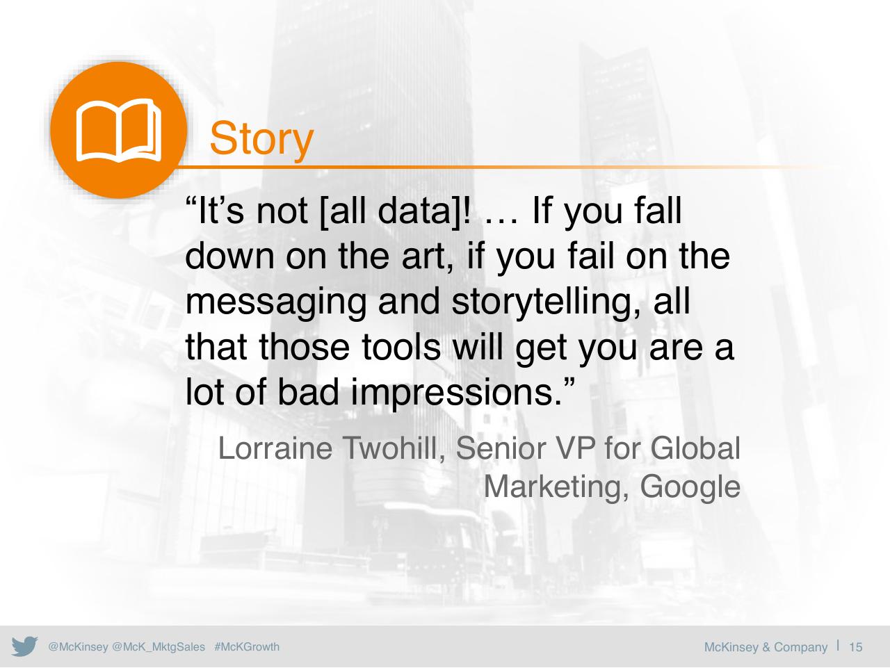 Quote slide 16 from Five Keys To Unlocking Growth In Marketings Golden Age