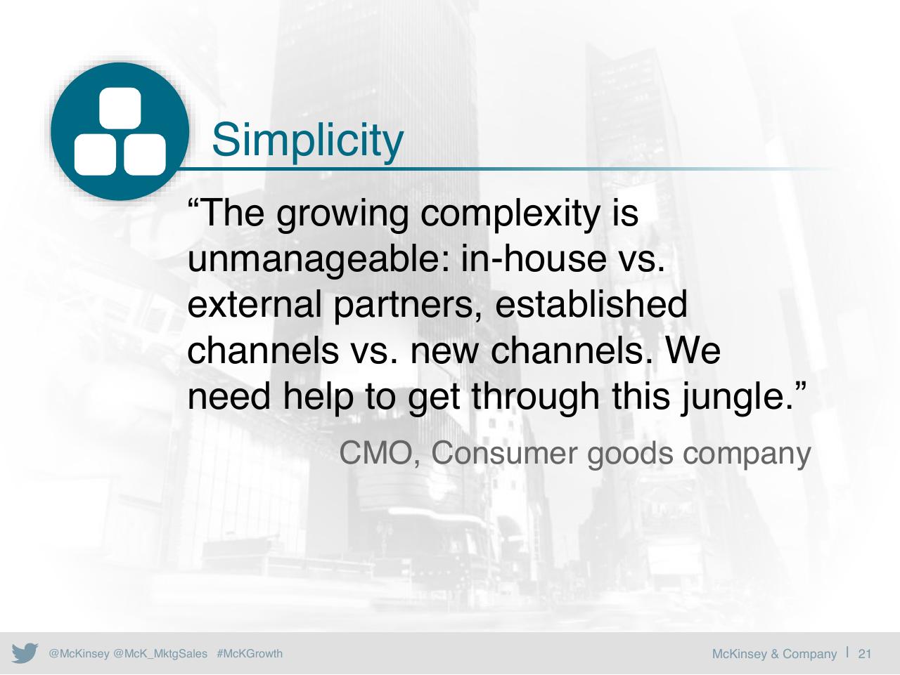 Quote slide 22 from Five Keys To Unlocking Growth In Marketings Golden Age