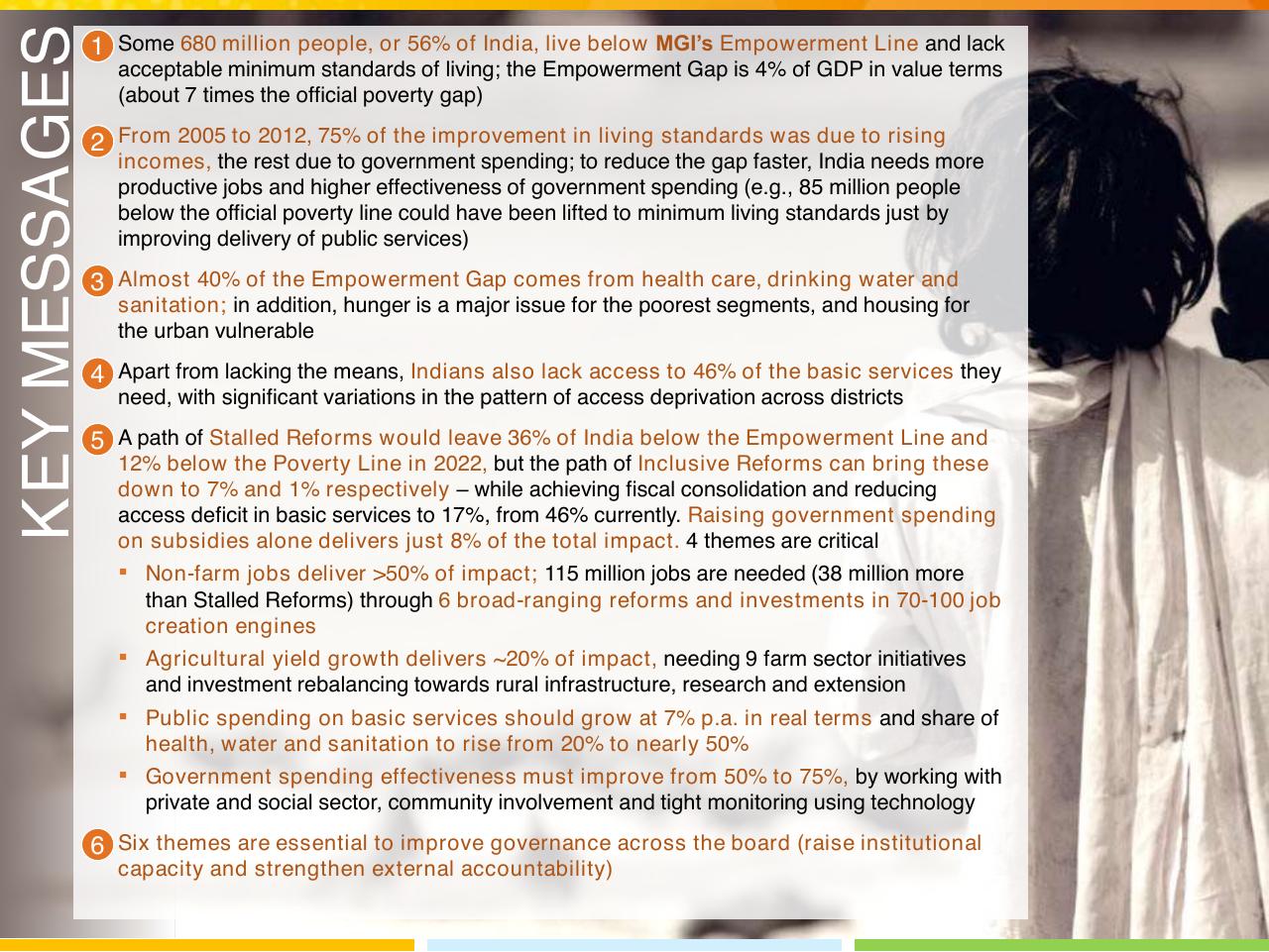 Process slide 5 from From Poverty To Empowerment Indias Imperative For Jobs Growth And Effective Basic Services