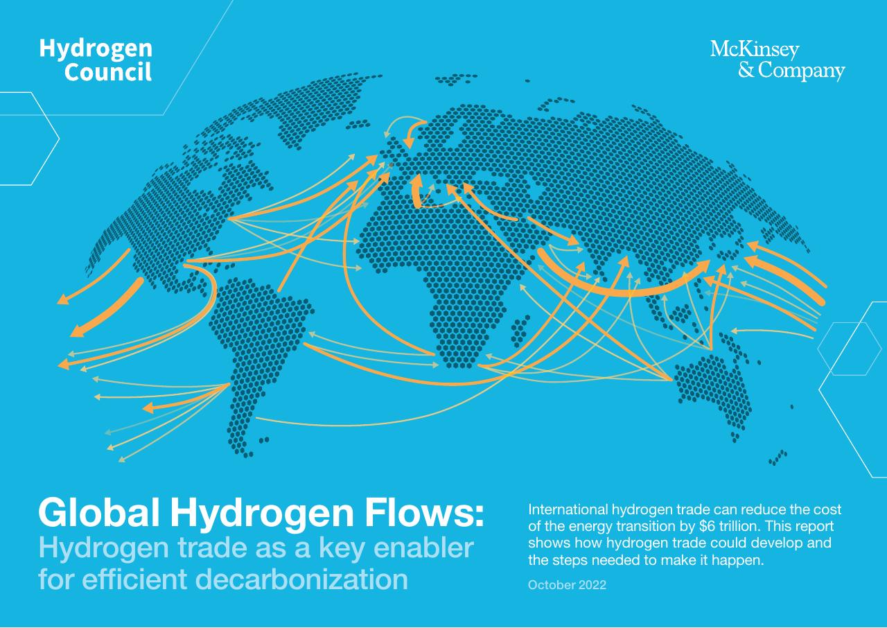 Global Hydrogen Flows Hydrogen Trade As A Key Enabler For Efficient Decarbonization consulting deck cover