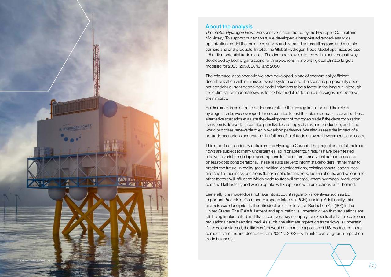 Text slide 7 from Global Hydrogen Flows Hydrogen Trade As A Key Enabler For Efficient Decarbonization