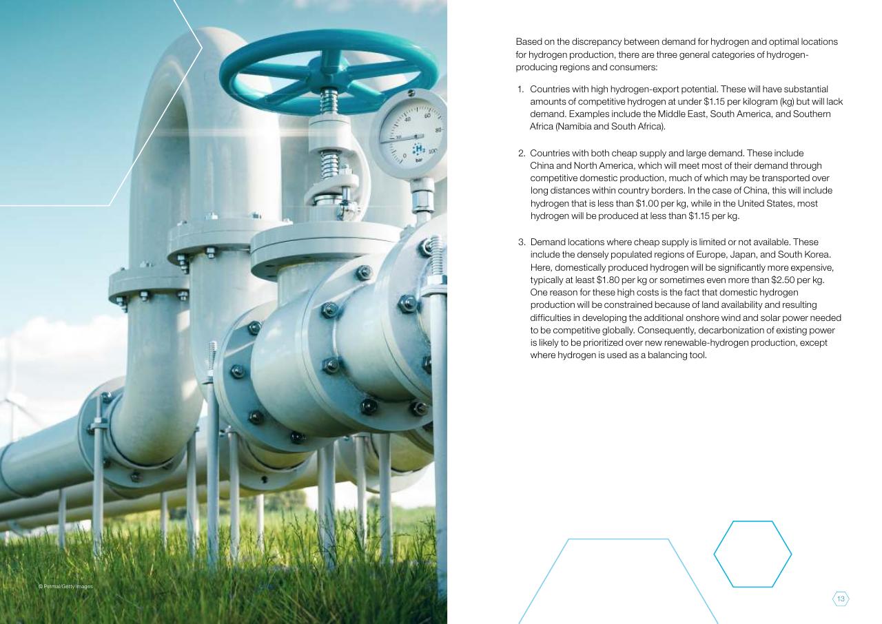 Text slide 13 from Global Hydrogen Flows Hydrogen Trade As A Key Enabler For Efficient Decarbonization