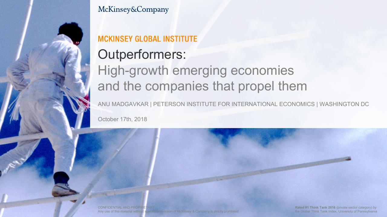 High Growth Emerging Economies And The Companies That Propel Them consulting deck cover