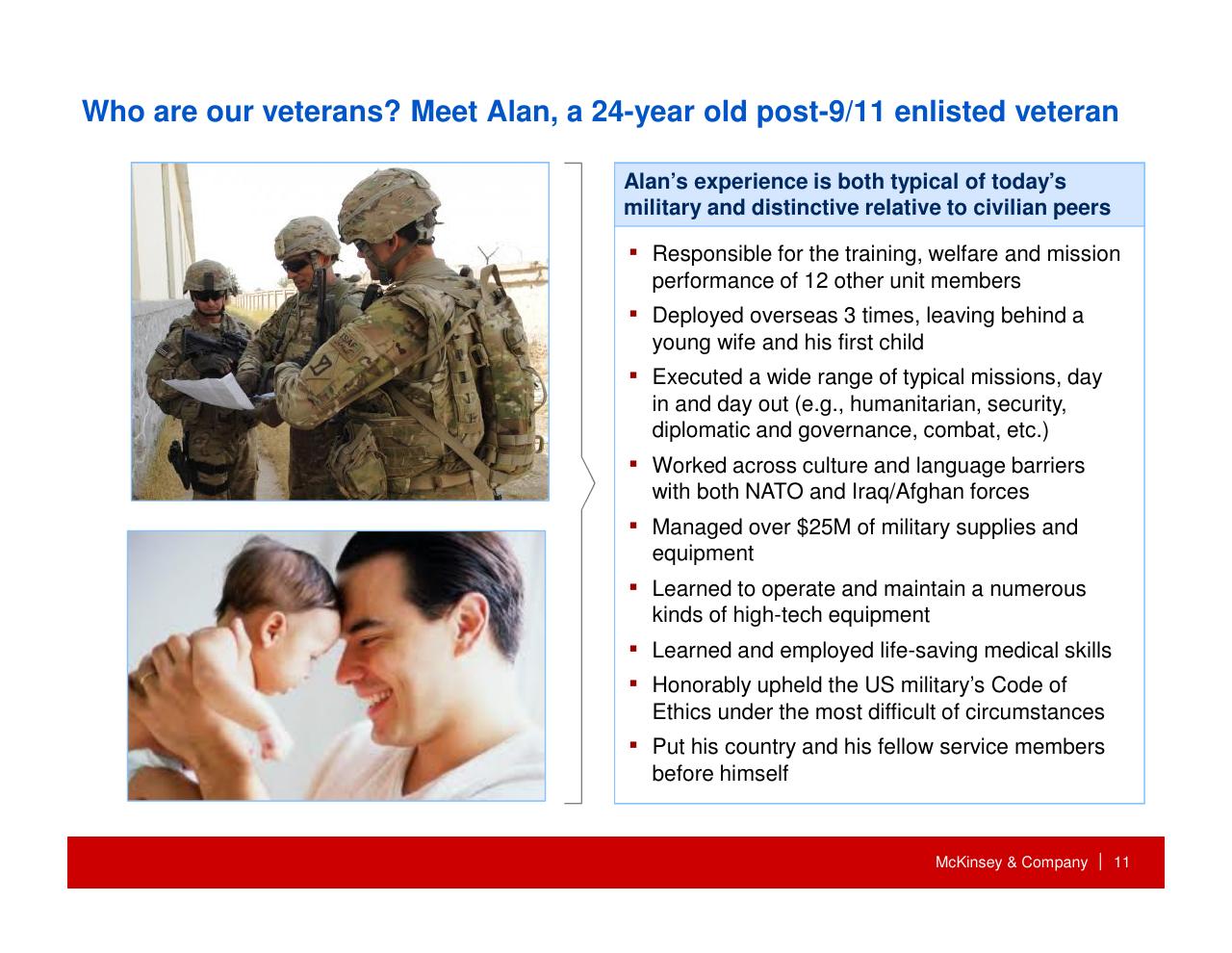 Case Study slide 12 from How Companies Can Capture The Veteran Opportunity