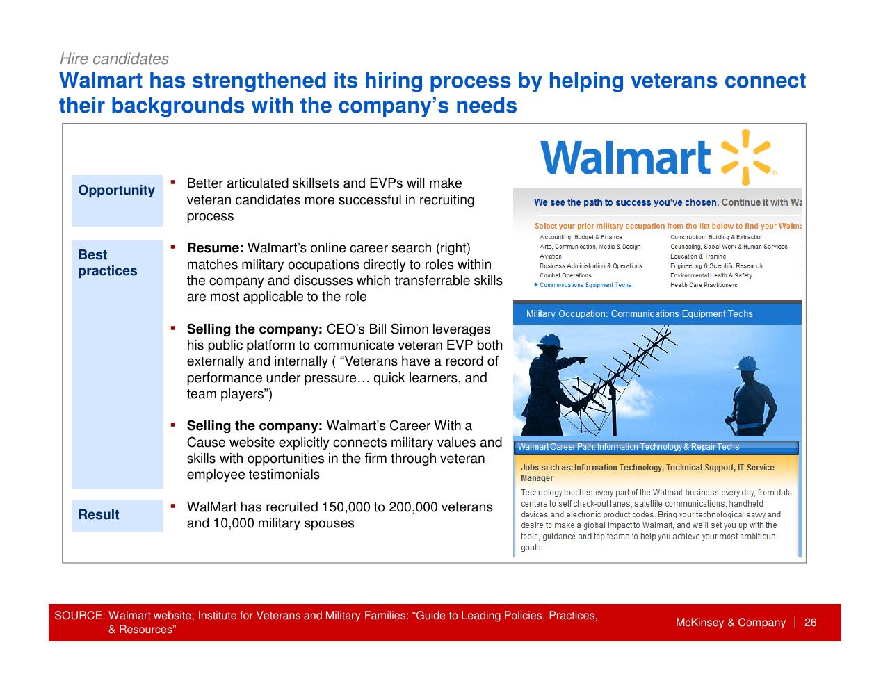 Case Study slide 27 from How Companies Can Capture The Veteran Opportunity