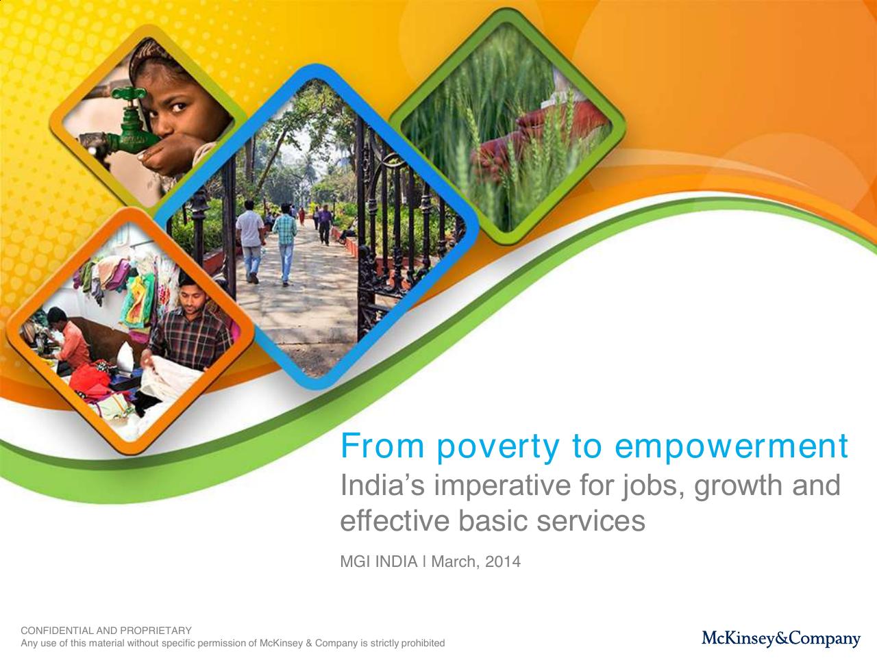Indias Imperative For Jobs Growth And Effective Basic Services consulting deck cover