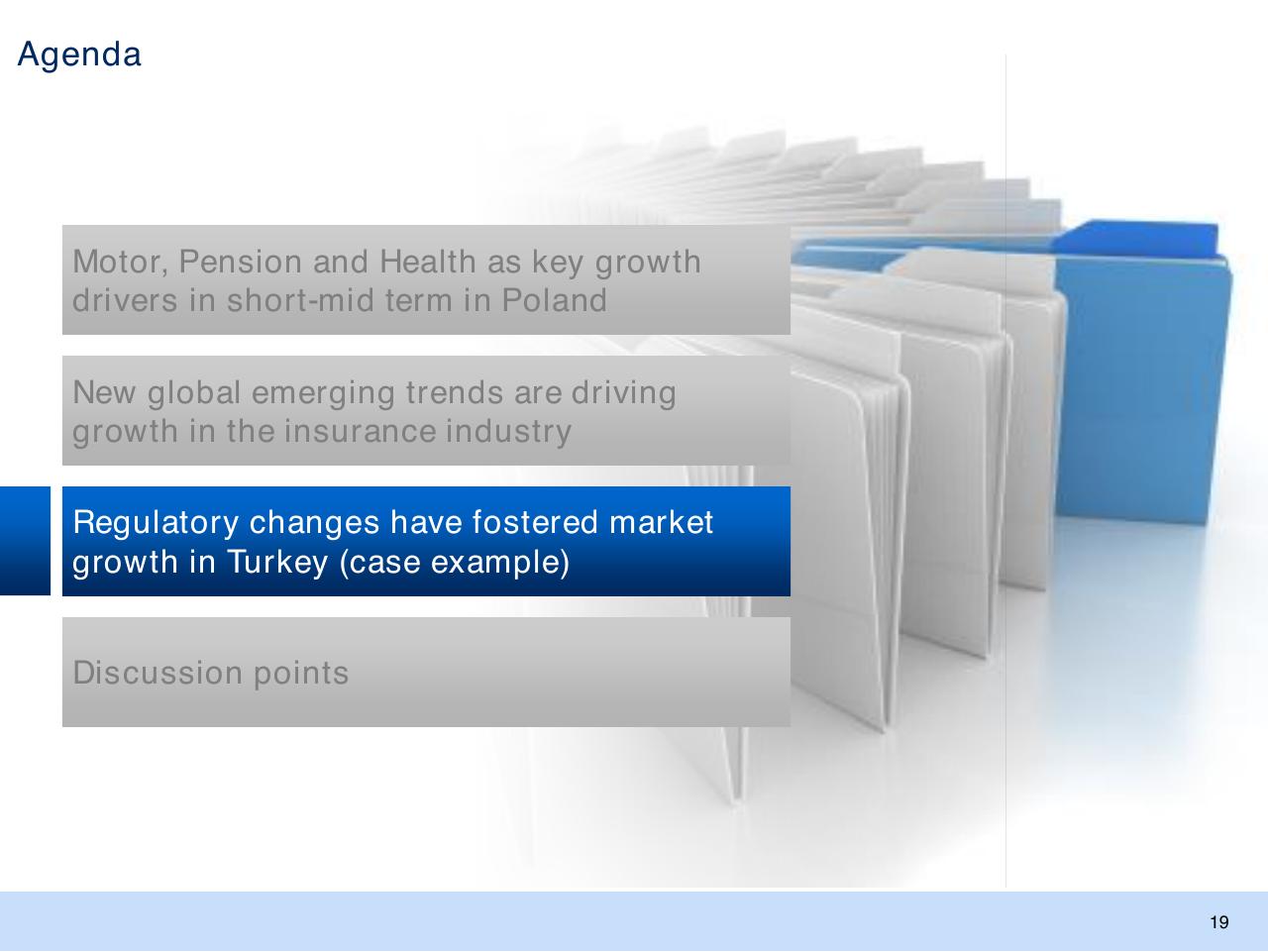 Agenda slide 20 from Insurance Trends And Growth Opportunities For Poland