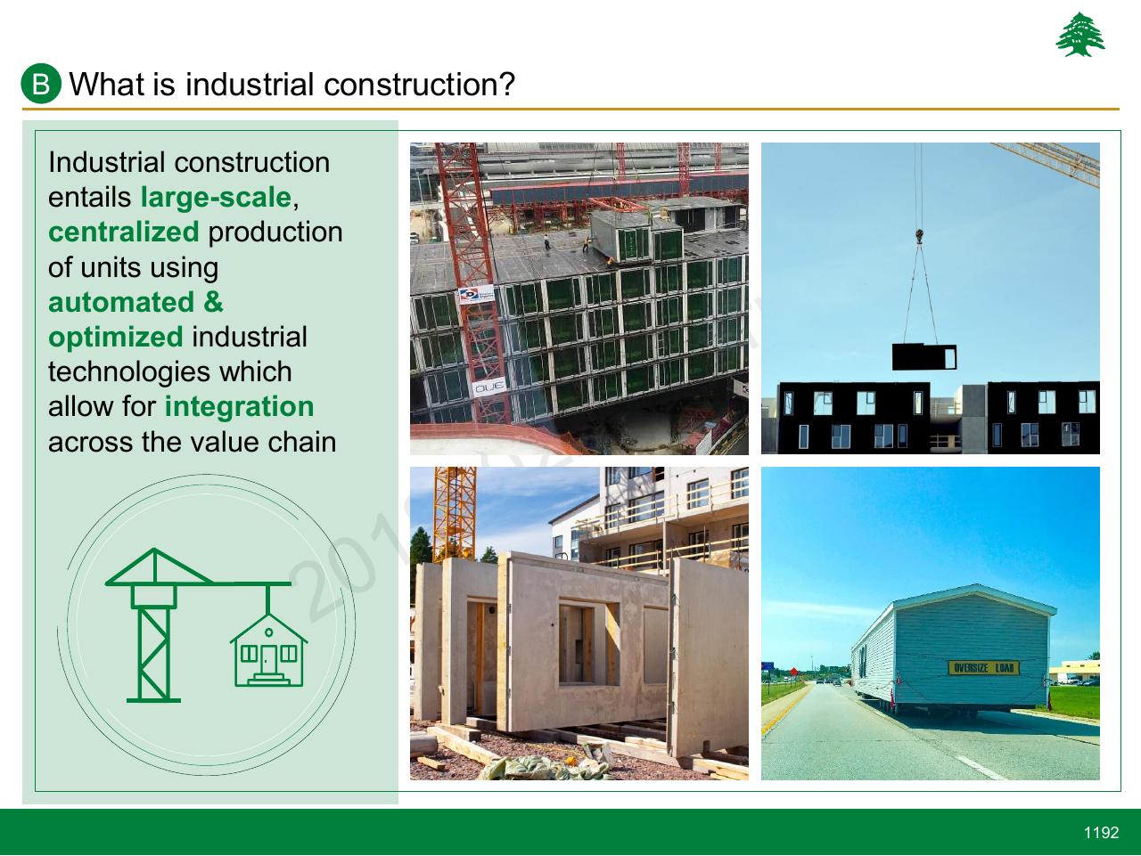 Text slide 1192 from Lebanon Economic Vision