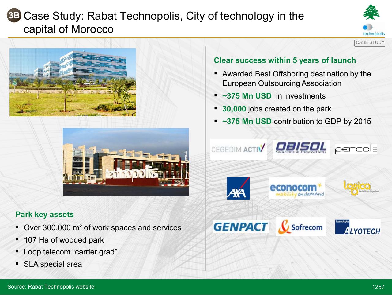 Case Study slide 1257 from Lebanon Economic Vision