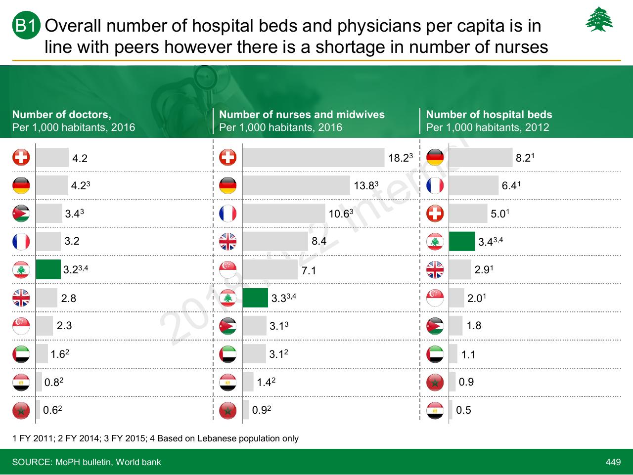 Chart slide 449 from Lebanon Economic Vision