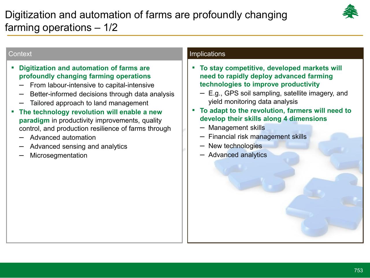 Comparison slide 753 from Lebanon Economic Vision