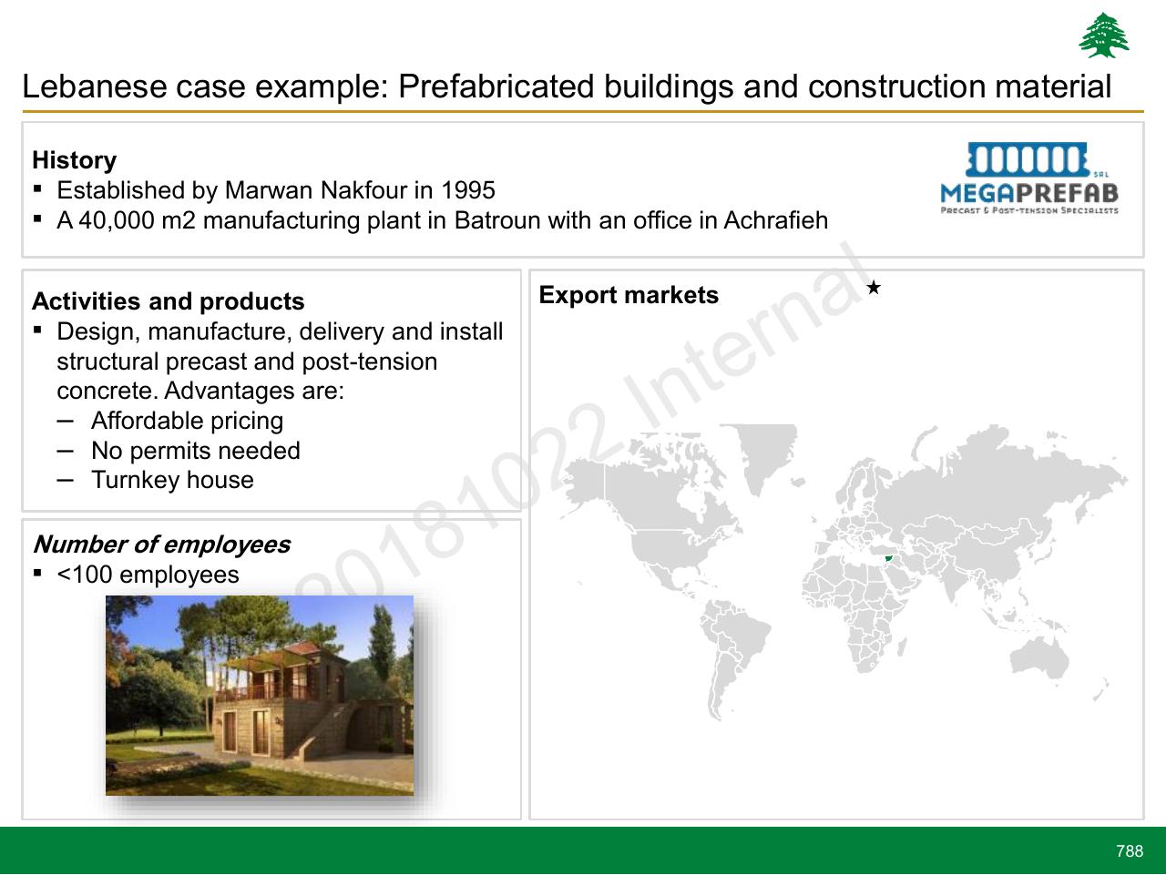 Case Study slide 788 from Lebanon Economic Vision