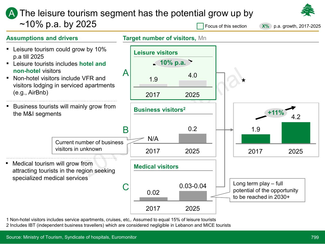 Dashboard slide 799 from Lebanon Economic Vision