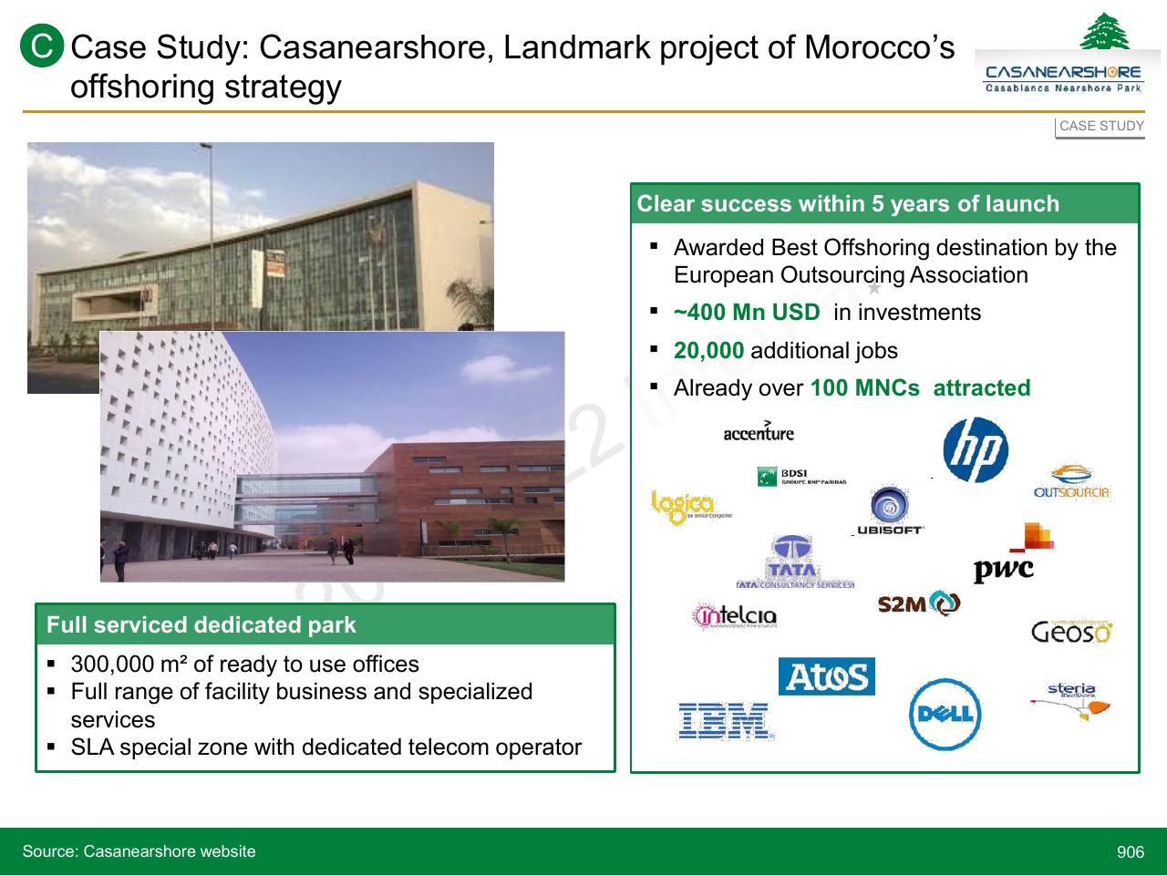 Case Study slide 906 from Lebanon Economic Vision