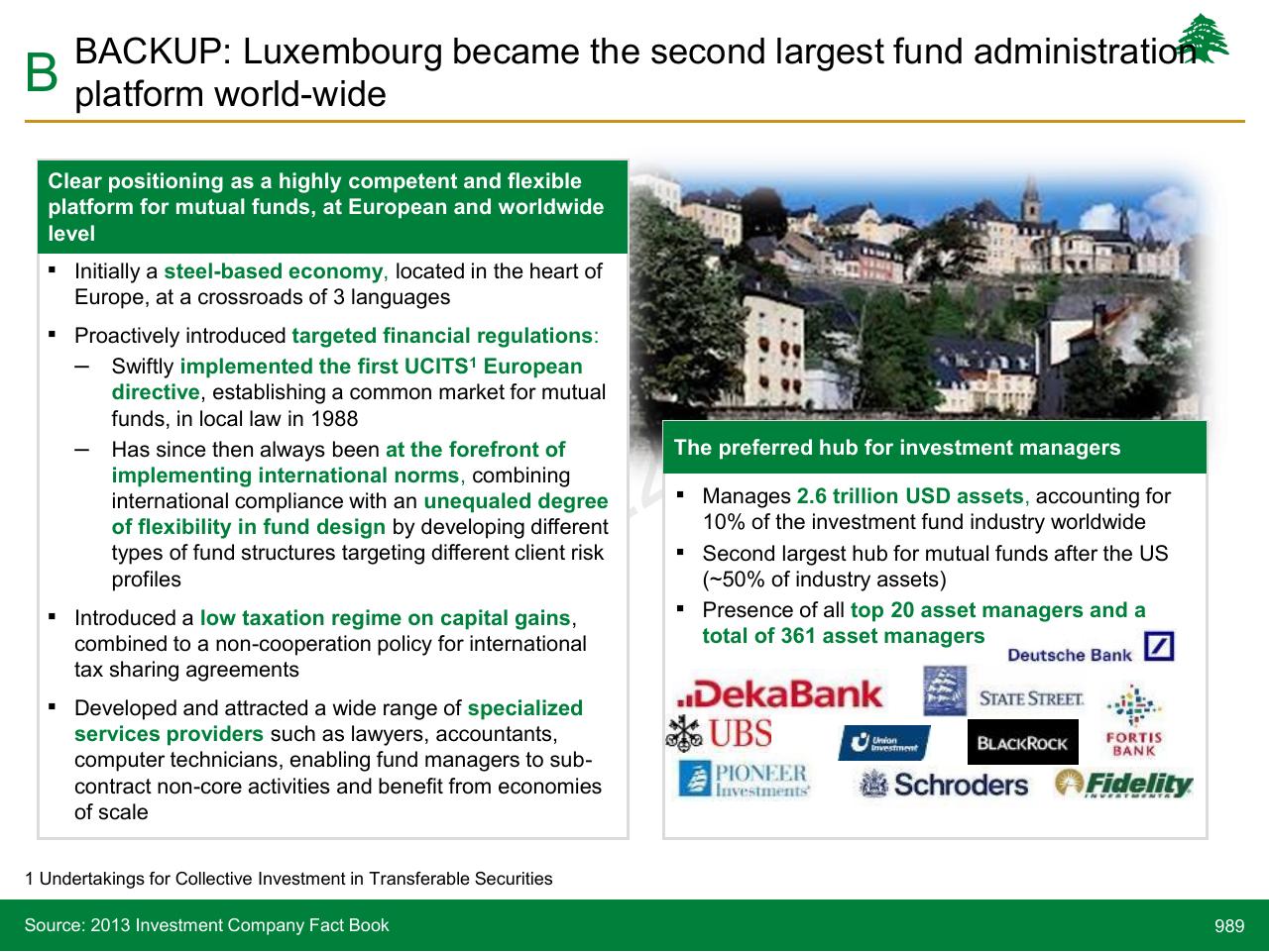 Comparison slide 989 from Lebanon Economic Vision
