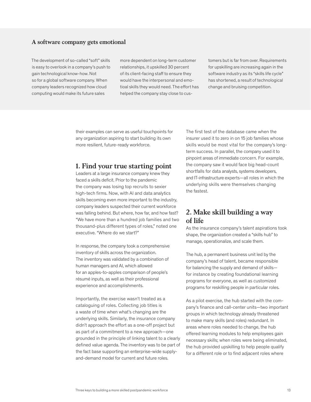 Case Study slide 15 from McKinsey Global Surveys 2021 A Year In Review