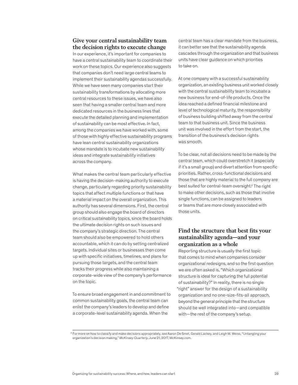 Text slide 31 from McKinsey Global Surveys 2021 A Year In Review