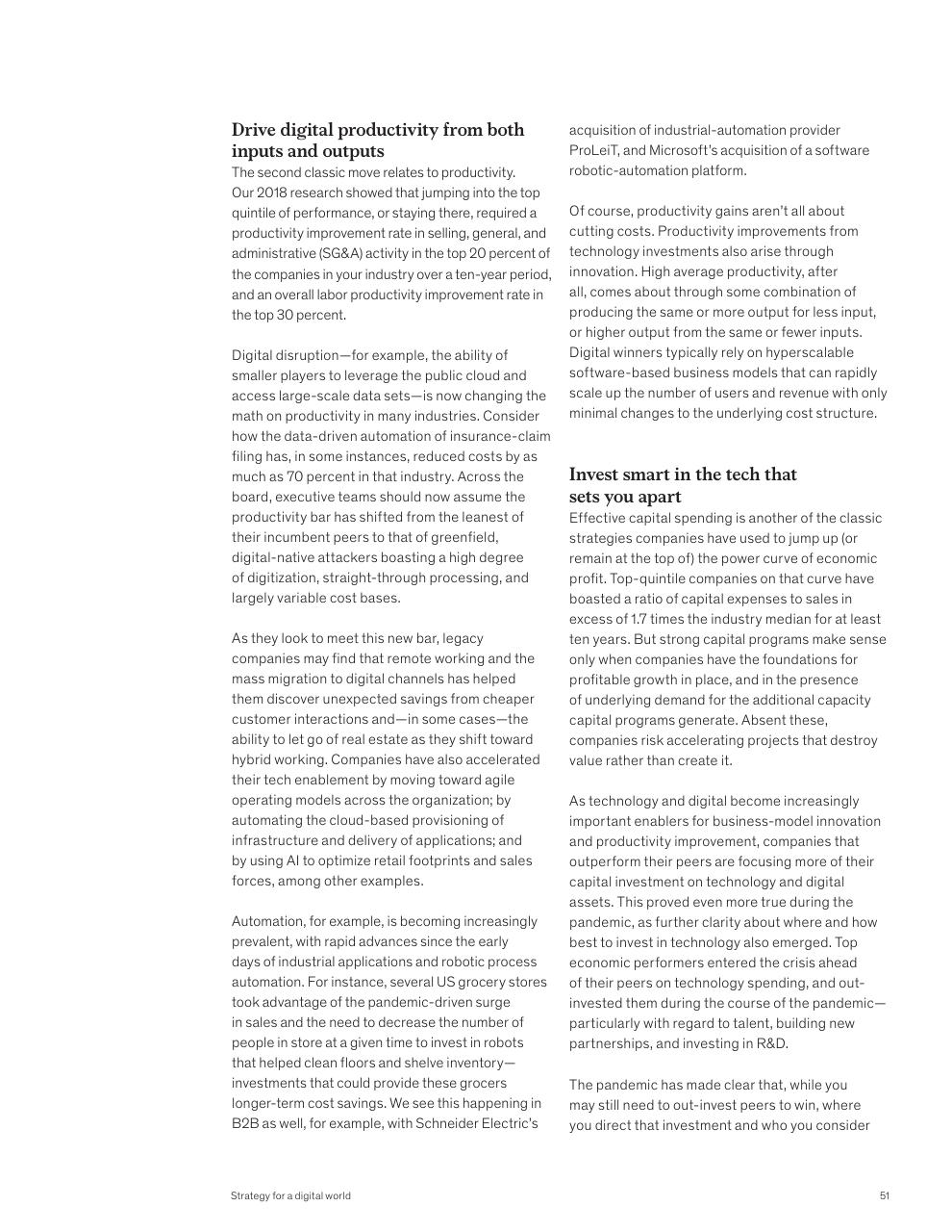 Text slide 53 from McKinsey Global Surveys 2021 A Year In Review