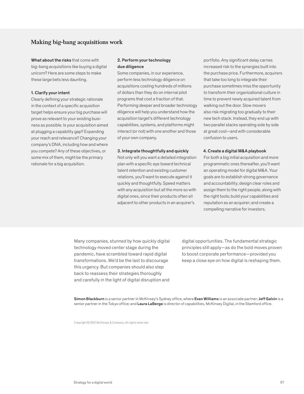 Text slide 59 from McKinsey Global Surveys 2021 A Year In Review
