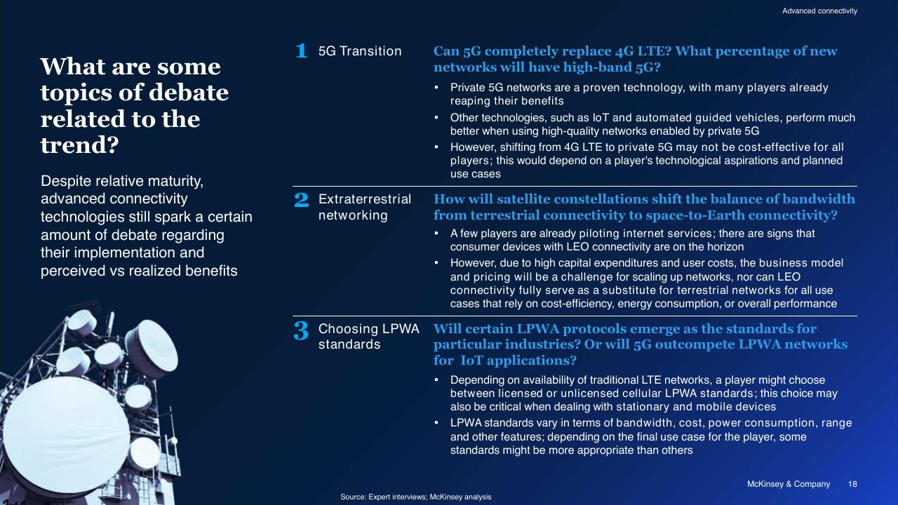 Process slide 18 from McKinsey Technology Trends Outlook 2022 Report McKinsey